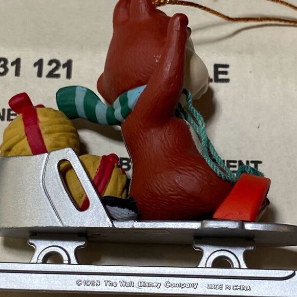 Disney Multicolor Dale On The Sleigh Collectible Ornament OS - Picture 4 of 6